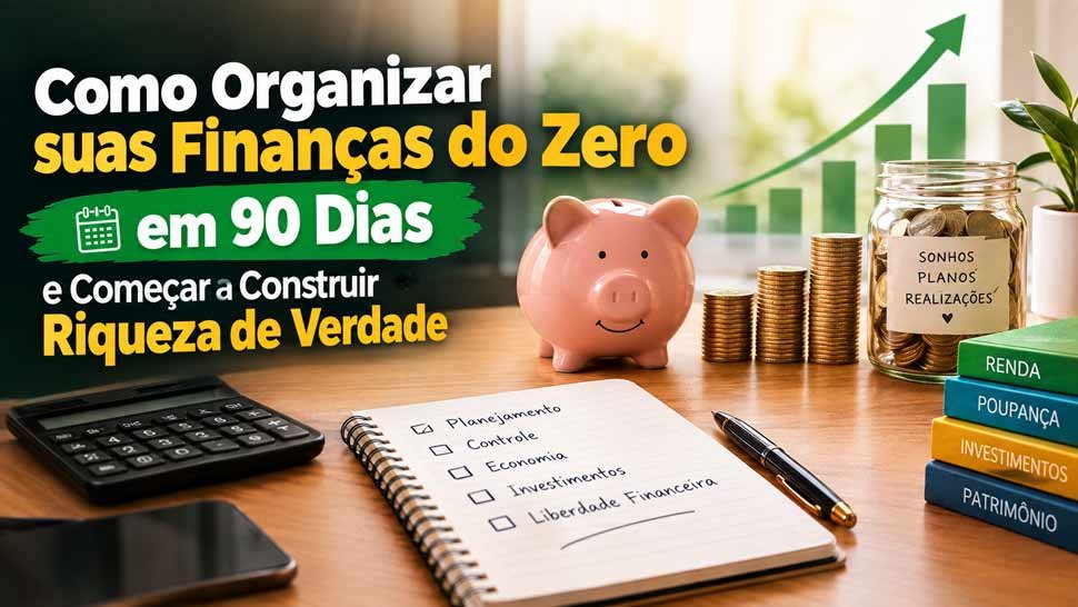 Como Organizar suas Finanças do Zero em 90 Dias