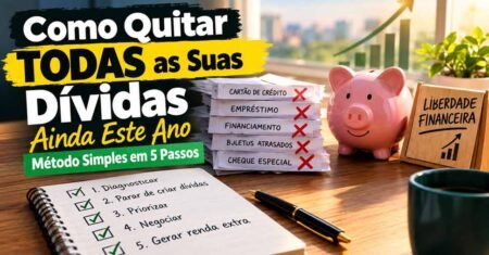 Como Quitar TODAS as Suas Dívidas Ainda Este Ano: Método Simples em 5 Passos