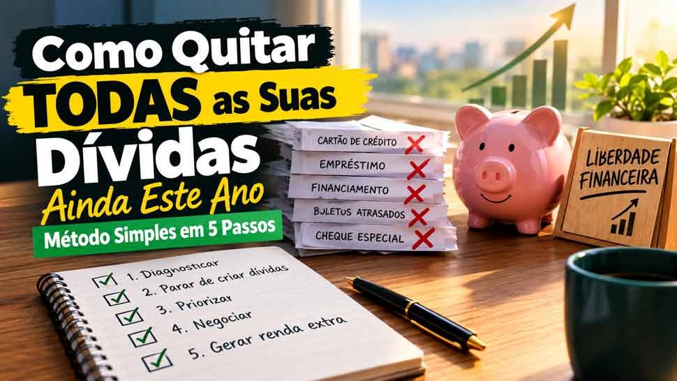 Como Quitar TODAS as Suas Dívidas