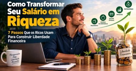 Como Transformar Seu Salário em Riqueza: 7 Passos Que os Ricos Usam Para Construir Liberdade Financeira