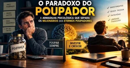 O Paradoxo do Poupador: A Armadilha Psicológica Que Separa os Milionários dos Eternos Poupadores