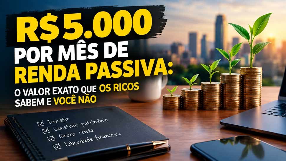 R$5.000 Por Mês de Renda Passiva
