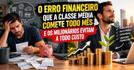 O Erro Financeiro Que a Classe Média Comete Todo Mês e os Milionários Evitam a Todo Custo