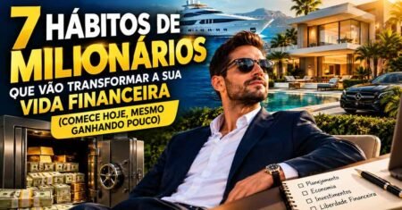 7 Hábitos de Milionários Que Vão Transformar a Sua Vida Financeira (Comece Hoje, Mesmo Ganhando Pouco)