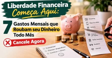 Liberdade Financeira Começa Aqui: 7 Gastos Mensais que Roubam seu Dinheiro Todo Mês (Cancele Agora)